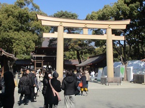 Meiji-jingu shrine in Tokyo
