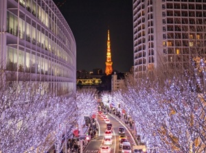 Christmas illuminations in Tokyo