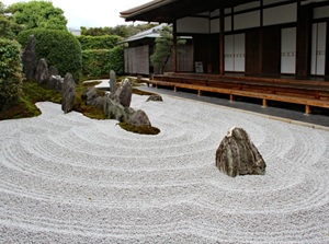 Garden in Zuiho-in by Daitokuji