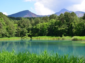 A lake in Ura-Bandai