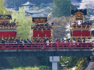 Dashi in Takayama Festival in Takayama city