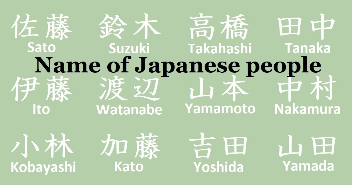 Names of Japanese people