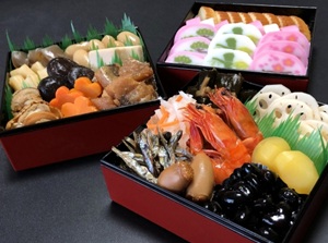 Osechi dishes for the New Year