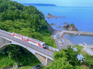 Train of Sanriku Railway