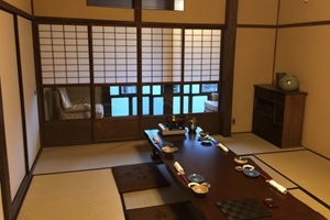 Japanese room in high-class restaurant