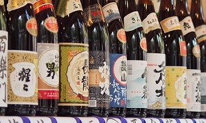 Sake (rice wine) dedicated to the shrine