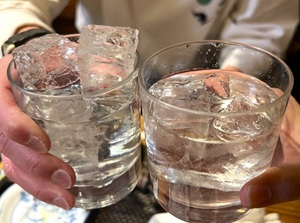 Shochu on the rocks
