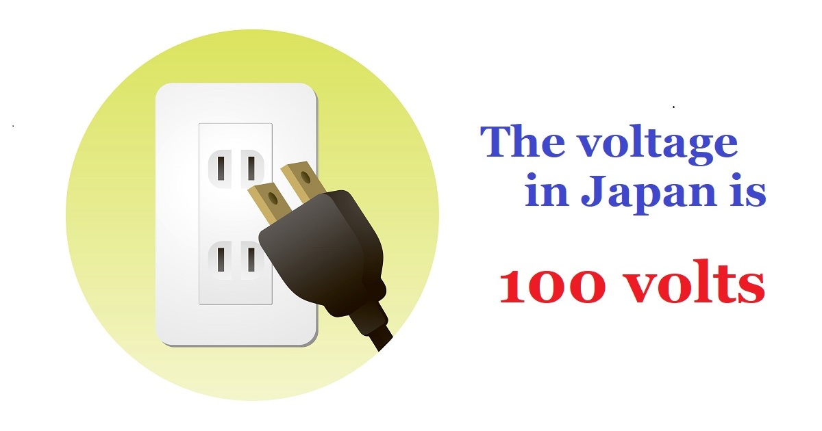 Using electrical appliances in Japan